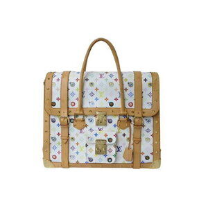 Louis Vuitton Takashi Murakami Sac Giantetic Bag Blanc White Multicolor